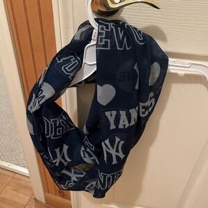 New York Yankee around the neck scarf